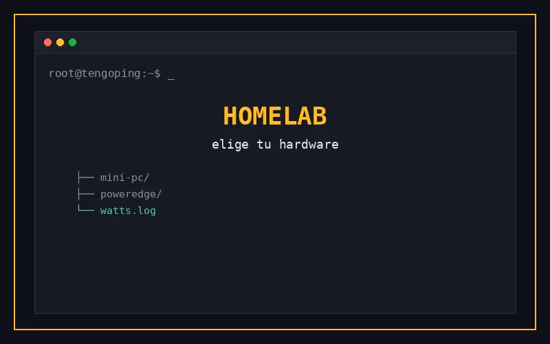 Cómo elegir hardware para tu homelab